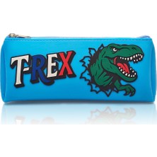Omilife T-Rex Tasarımlı Pvc Kalem Kutusu – Dayanıklı Silikon Yapı, Çocuklar Için Şık ve Kullanışlı Saklama Kutusu, Çevre Dostu ve Uzun Ömürlü