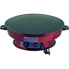 Trendhane Büyük Boy Elektrikli Termostatlı Katmer Sacı Yufka Gözleme Sacı (55 Cm.) Bordo