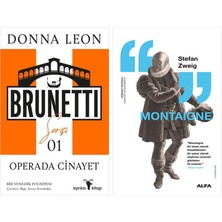Alfa Yayınları Operada Cinayet - Bir Venedik Polisiyesi + Montaigne