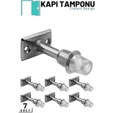 MiraLive Modacar Kapı Tamponu - Silikonlu Kapı Takozu - Kapı Stoperi 7 Adet