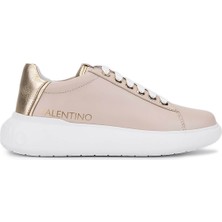 Mario Valentino Kadın Hakiki Deri Bej Sneakers & Spor Ayakkabı 1040 91J2310 Bn Ayk SK25-26 Beıge/oro