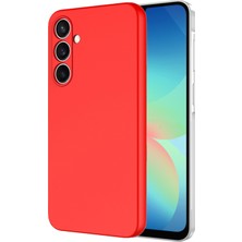 Case World Caseworld Samsung Galaxy A17 Kapak Içi Kadife Kamera Korumalı Lansman Silikon Kılıf - Kırmızı