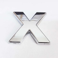 MCM Group x Harfi Villa Tipi Krom Yapışkanlı 9 cm Harf