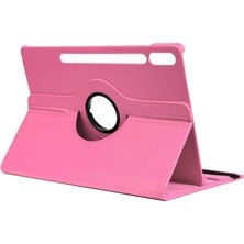 Zore Galaxy Tab S9 Plus  Uyumlu Nxxa Dönebilen Standlı Kılıf-Pembe