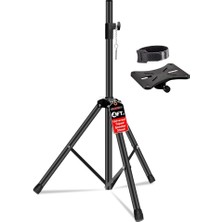 Core Hoparlör Standı Tripod Zemin Ayarlanabilir Kadar 48 Inç Dj Stüdyo Monitör Standları Kutup Montajı-Ss Hd 1pk 4ft