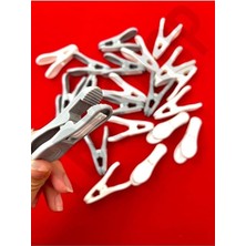 Adet Yaysız Kırılmaz Iz Yapmaz Mandal Uzun Ömürlü Çamaşır Mandalı Paslanmaz