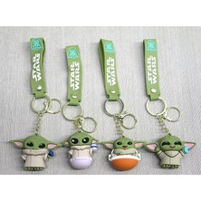 Mena Rise Baby Yoda Silikon Anahtarlık ALK4268 ( Lisinya )