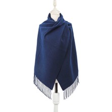 Sima LACİVERT Sky Cashmere Omuz Şalı