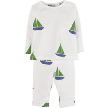 İdil Baby Gemi Desenli Renkli 2'li Takım