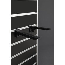 Modern Raf Kanallı Panoya Destek 30 Cm-Beyaz