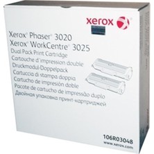 Xerox 106R03048 Phaser 3020-WC3025 Dual Pack Toner 2X1500 Sayfa