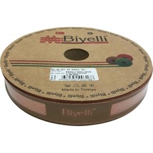 Biye Simli Katlı 301 2 cm 25 Metre %50 Simli % 50 Polyester