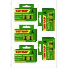 Misda Store 5'li Tibtrap Yapışkan Sinek Bandı Karasinek Haşere Tuzağı Zehirsiz