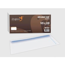 Misda Store Diplomat Zarf Düz 10,5X24 110 Gram 1.hamur 100 Adet