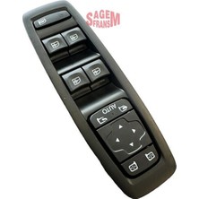 Sagemfrans 500132 - Cam Açma Düğmesi Dikiz Ayna Kontrollü Ön Sol Megane Iv-Talısman