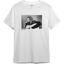 The Lucid Lab Kurt Cobain 1990 Tişört - Beyaz