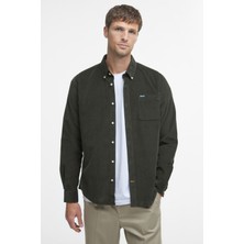 Barbour Ramsey Tailored Cord Gömlek GN91 Forest