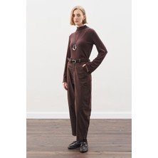 Manuka Barrel Pantolon Acı Kahve