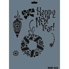 Nil Avm Rich New Seri N-223 Stencil 35X25 cm
