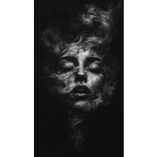 Aydın Garage Kadın Kapı Direk Kaplama Folyosu Baskılı Sticker Sağ-Sol 2 Adet 22*50 cm