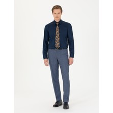 Cacharel Erkek Lacivert Slim Fit Uzun Kollu Basic Gömlek 50270154-VR033