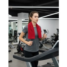 Denizli Cotton Mikrofiber Sporcu Havlusu, Ter Emici Fitness, Plates, Boks, Tenis, Spor Havlusu