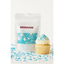 Pasta Süsleme Şekeri Mixs Baby Shower Mavi 40 Gr.