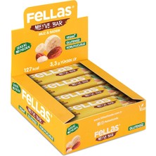 Storemax Fellas Meyve Bar, Muzlu ve Bademli, 35GR x 12 Adet