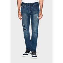 Armani Exchange Pamuklu Slim Fit Normal Bel Dar Paça Jeans Erkek Kot Pantolon XM000070 AF17092 MB001