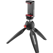 Misda Store Mkpixiclamp-Bk Manfrotto Mkpixiclamp-Bk Mini Tripod Bk W/phone Cl, Siyah