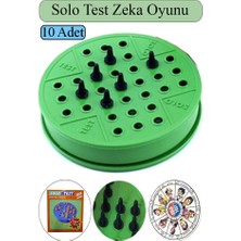 Artlantis Solo Test Zeka Oyunu 10 Adet Plastik Solotest Beyin Jimnastiği Oyuncak Karne Sınıf Çocuk Hediyesi Dededen Toruna