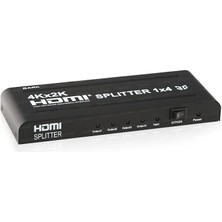 Full Hd 1 Giriş 4 Çıkışlı HDMI Splitter (Sinyal Çoğaltıcı) (DK-HD-SP4X1)