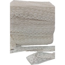 Kopanaki Dantel En 4 cm Krem 10 Metre