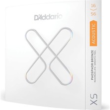 Gitar Telleri - Xs Fosfor Bronz Kaplamalı Rezofonik Gitar Telleri - XSAPB1656 - Doğal Ton ve Hissetme ile Uzatılmış Tel Ömrü - 6 Telli Gitar Için - 16-56 Orta Rezofonik