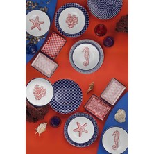 Porselen Zeugma 18 Parça 6 Kişilik Ikram Seti