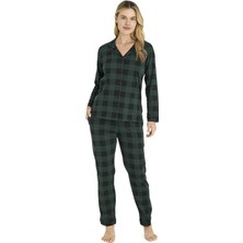 Kly Kadın Yeşil Pijama Takımı 9209-K