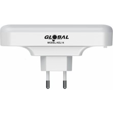 Kendal KEL014 Mini Şarjlı LED Işıldak (Priz Tipi Acil Durum Lambası)