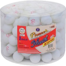 Masis Pin Pon Topu Pioneer 40 mm Beyaz PPT01-G