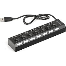 Yenibağ Connect Master U72 7 Port Anahtarlı USB Hub, USB 2.0