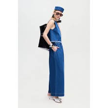 İkikız  Denim Palazzo Pantolon