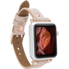 MCM Group Apple Watch Uyumlu Deri Kordon 38-40-41MM Rg Nu1 Pembe