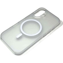 iPhone 16 Magsafe Destekli Mat Buz Görünümlü Ince Koruma Kılıf - Lecco