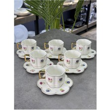 Acar Lüx 6 Lı Vivan Porselen Fincan Takımı