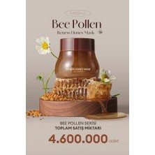 Mena Rise Mıssha Kuru ve Cansız Ciltlere Arı Poleni Içerikli Nemlendirici Peeling Maske Bee Pollen Honey Mask 130 Mililitre