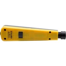 Yeskit YK-110 Krone Kep-Kep Crimper Network Kablo Sonlandırma Pensesi (Punch Down Tool, 66/110 Bıçaklı)