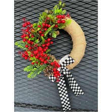 TASARIMHMODA Kırmızı Kokinalı Kapı Süsü