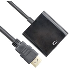 Vcom CG591-B-0.15 Siyah HDMI Erkek To VGA Dişi Dönüştürücü