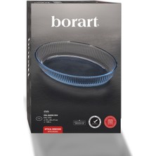 Borart Küçük, Optik Desenli Oval Tepsi