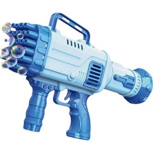 Magicway Köpük Tabancası Pilli Otomatik Roket Atar 32 Delikli Baloncuk Tabancası Bazuka Bubble Gun