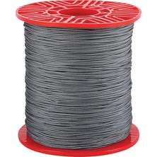 500 mt Plise Sineklik Ipi Gri Sinek Perdeleme Ipi